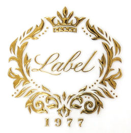 Gold metallic foil with raised effect